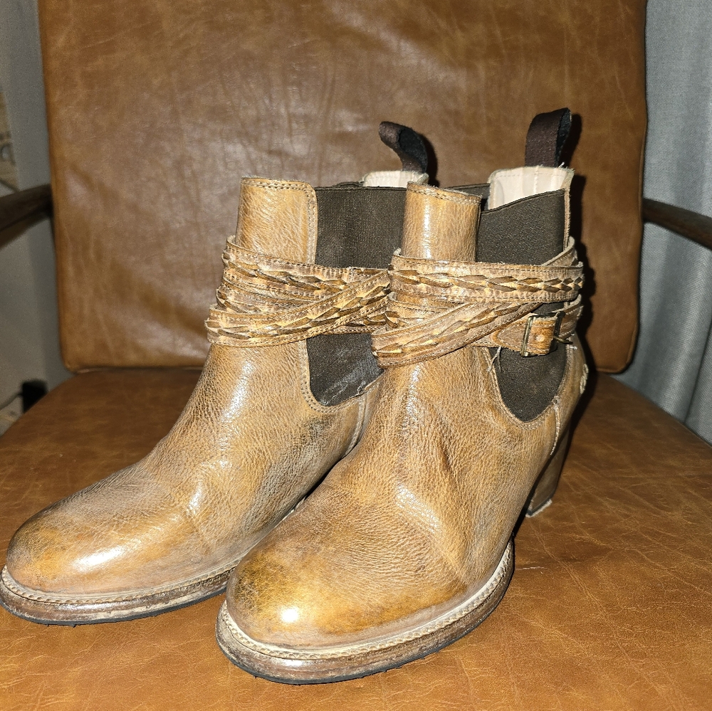 Bed stu Loren Chelsea ankle boots cobbler series womens size 8.5